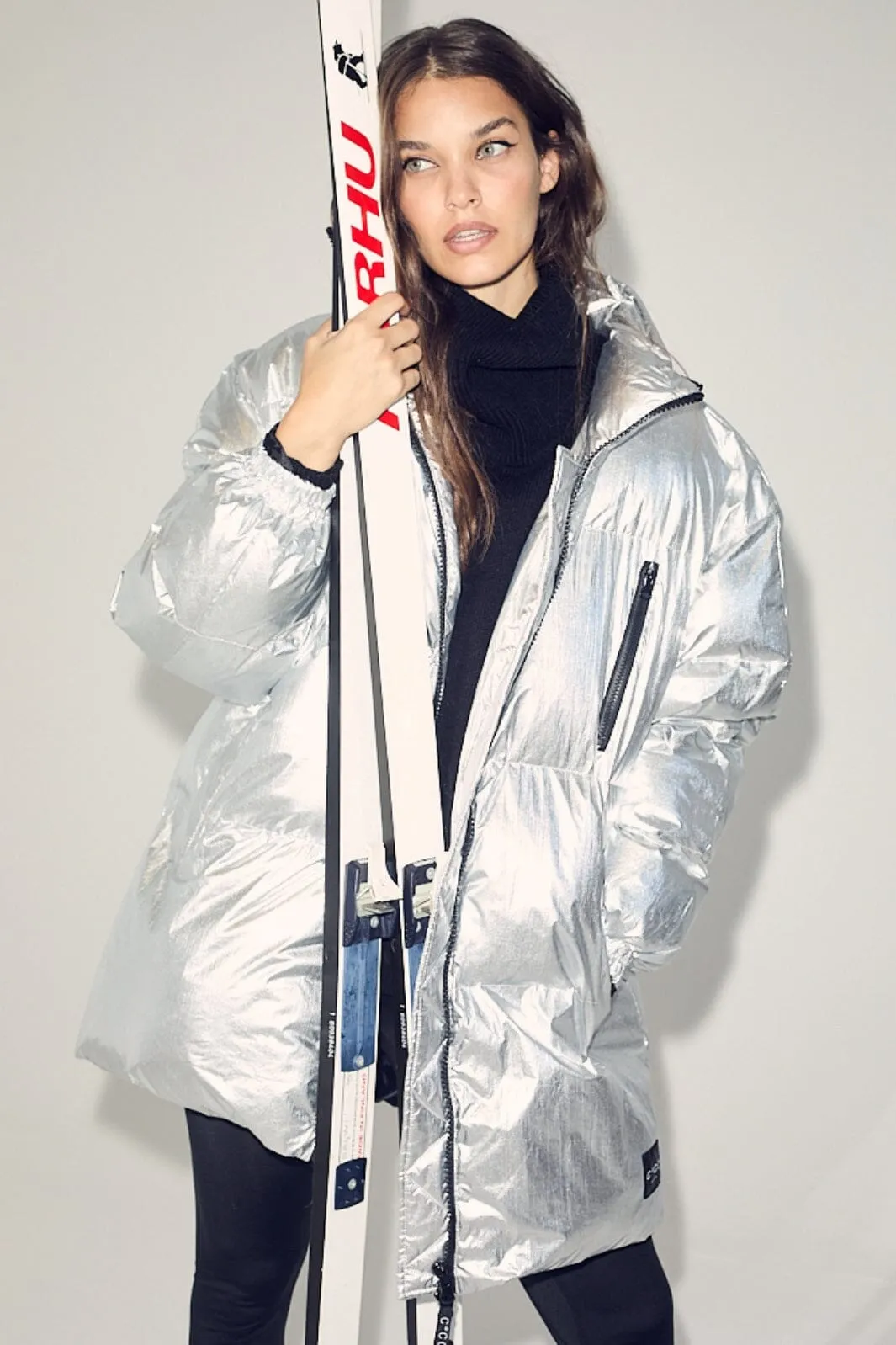 Co´couture - Metalcc Puffer Jacket 30125 - 930 Silver