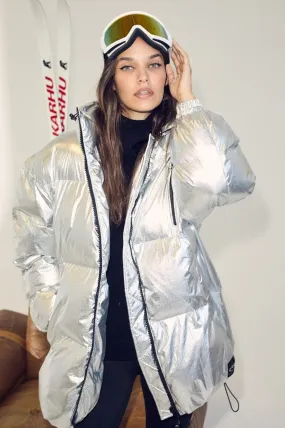 Co´couture - Metalcc Puffer Jacket 30125 - 930 Silver