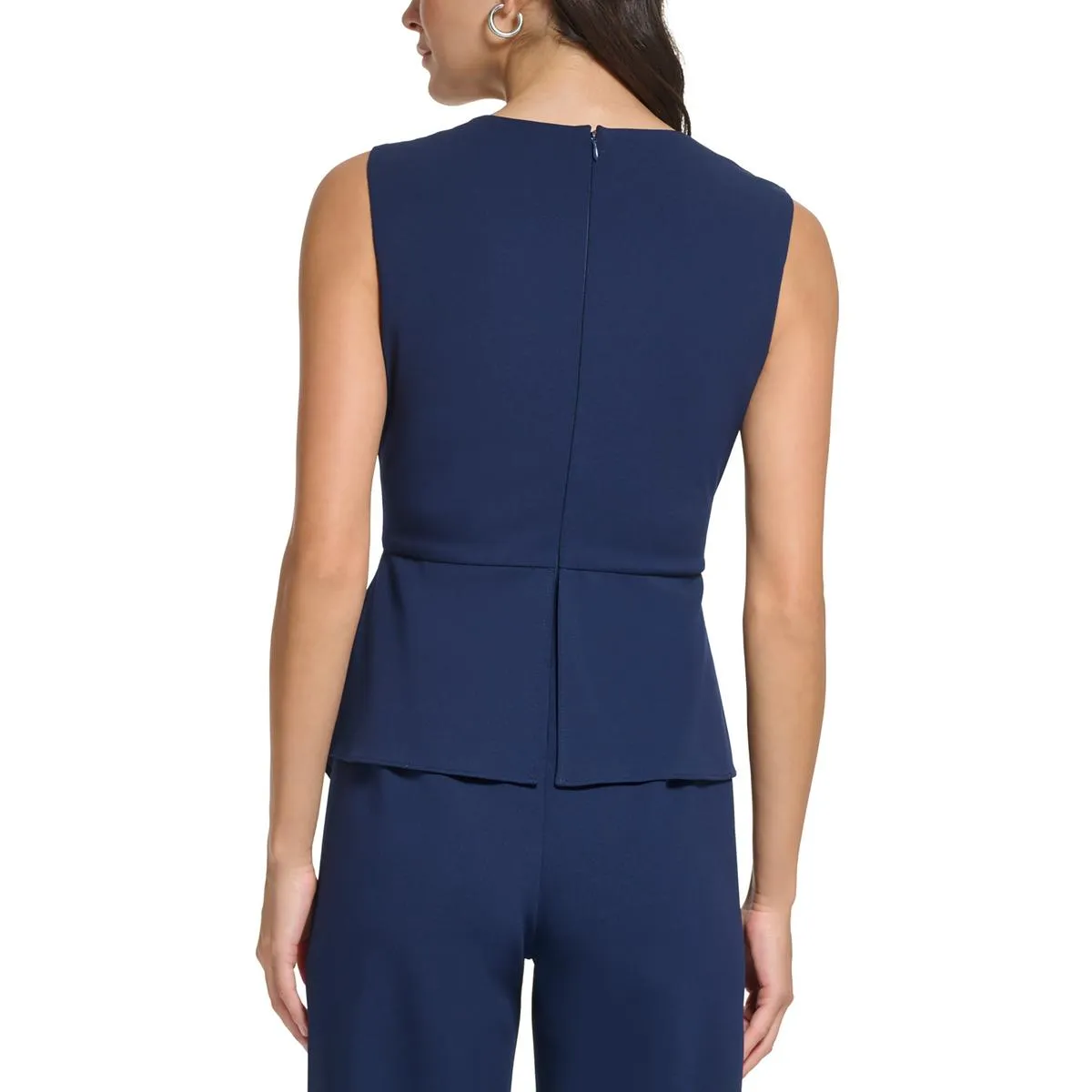 DKNY Womens Embellished Gathered Jumpsuit